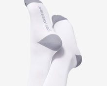 Load image into Gallery viewer, women's White 100% Awesome - Compression Socks

